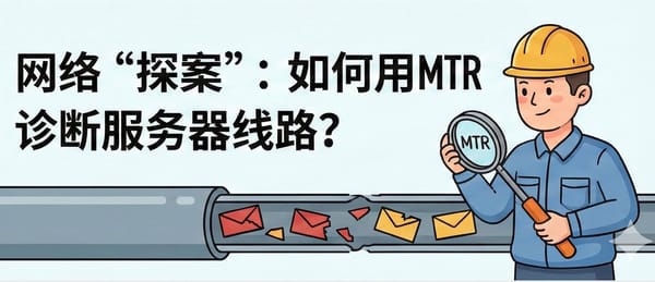 如何用 MTR 命令诊断服务器线路？